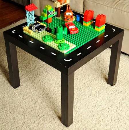 19 ideas para hackear tu mesa lack de ikea y darle nueva vida Mesas sala ikea