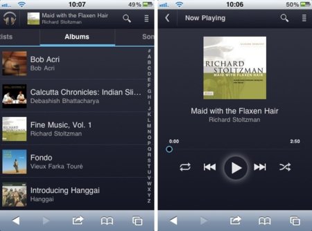 Google Music disponible para iOS a través de una actualizada interfaz web