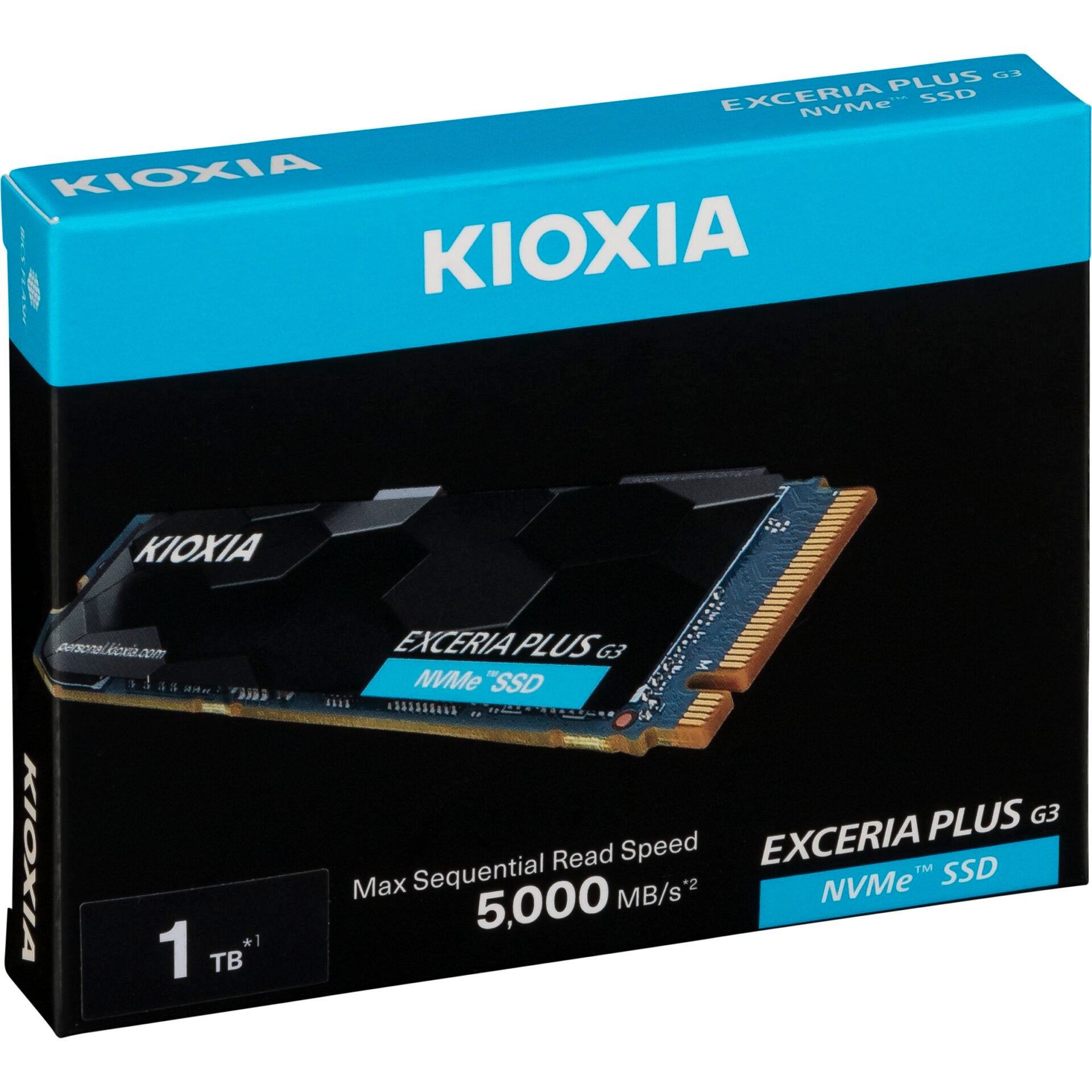 Disco Duro Kioxia Exceria Plus G3 1TB Disco SSD 5000MB/S NVMe PCIe 4.0 M.2 Gen4
