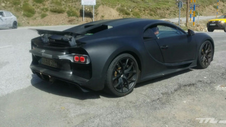 ¿Quieres ver un Bugatti Chiron? Sube a Sierra Nevada y tal vez tengas suerte