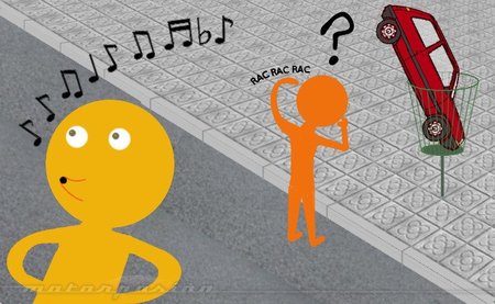 Coche-pongo abandonado