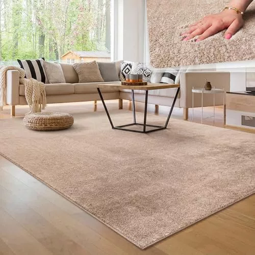 Paco Home Alfombra Moderna y Suave para Salón 140x200 cm