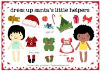 Viste a los ayudantes de Papá Noel con un recortable para imprimir