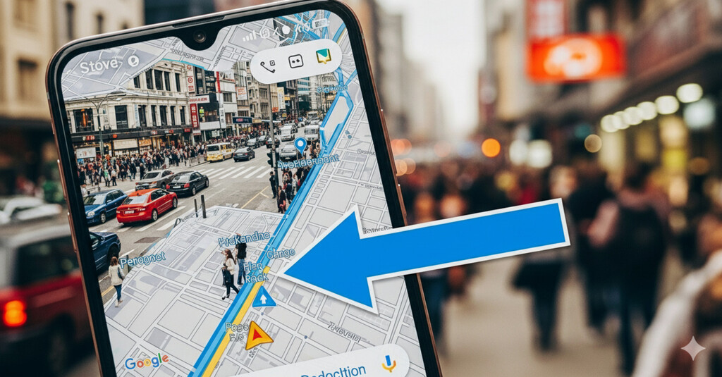 Desconocía este botón de Google Maps para señalar en qué dirección y sentido debes andar. Se acabó perder tiempo adivinándolo y yendo por donde no es 