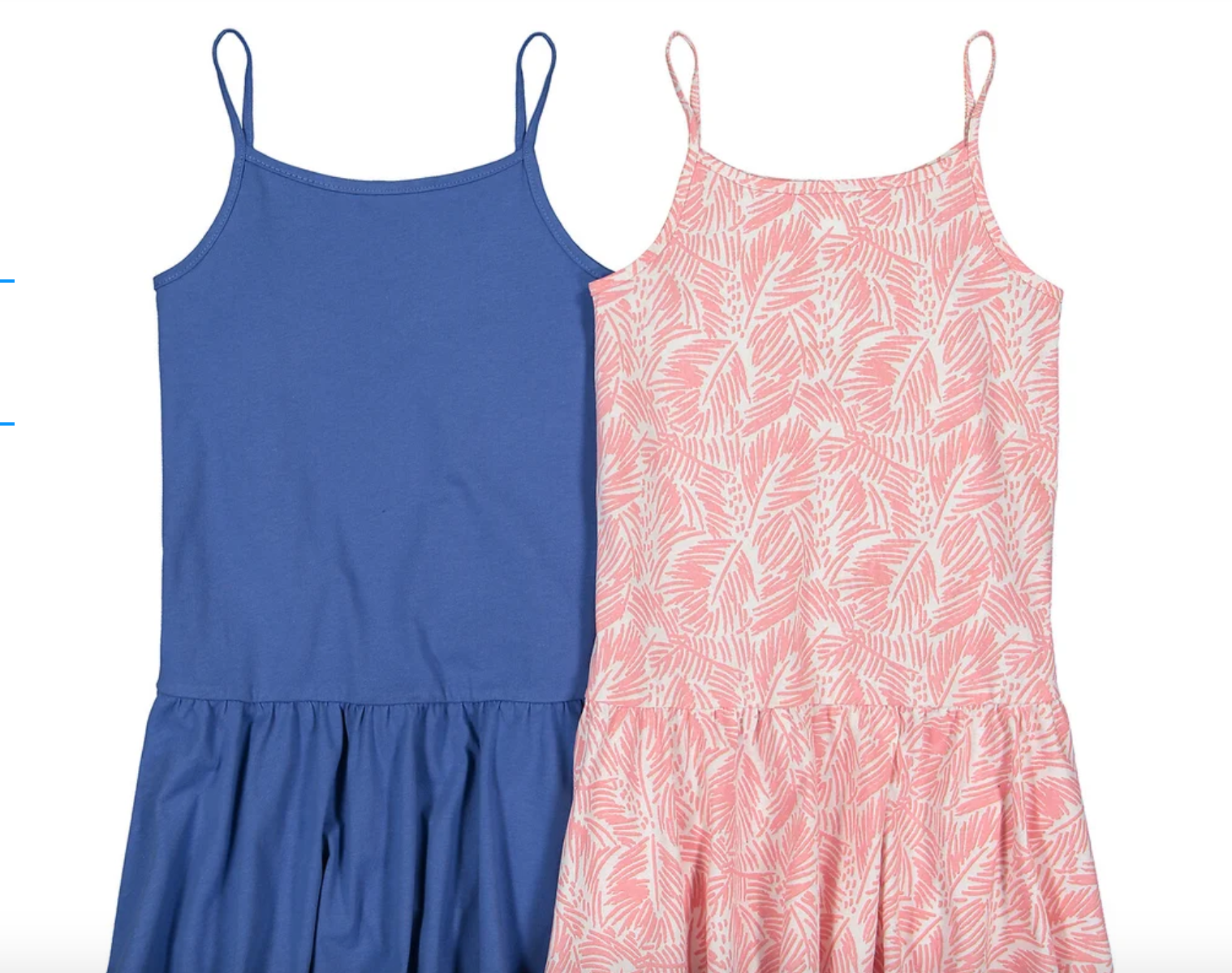 Lote de 2 vestidos de tirantes finos 3-12 años