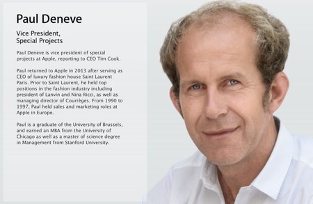 Más movimientos en la directiva de Apple: Paul Deneve, jefe de proyectos especiales, pasa a las órdenes de Jeff Williams