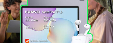 Amazon está rematando la tablet ideal para el entretenimiento: Huawei MatePad 11.5 con audífonos de regalo 