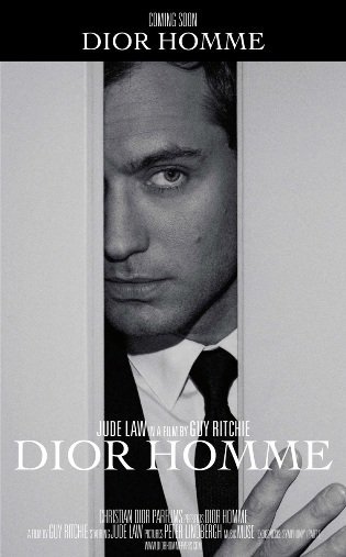 Jude Law en la campaña para el perfume Dior Homme