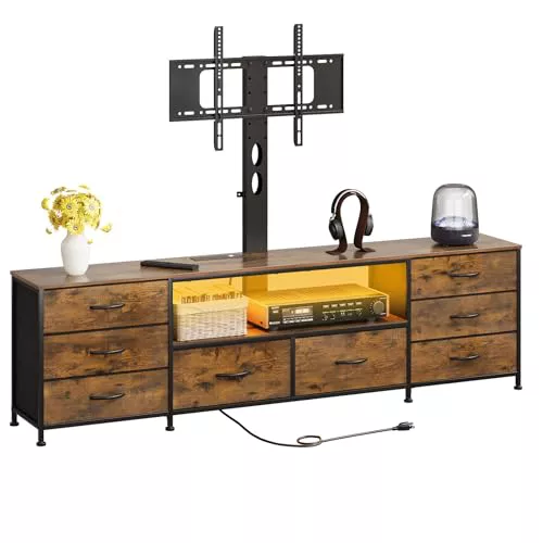VEDECASA Mueble bajo para TV de 180 cm con soporte de TV