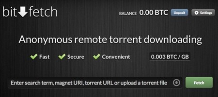 BitFetch: Descarga torrents remotamente de forma anónima a cambio de BitCoins