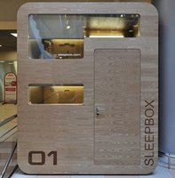 Sleepbox, cabinas para descansar en aeropuertos y estaciones de tren