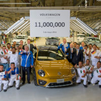 Volkswagen celebra la fabricación del auto No. 11,000,000 en su planta de Puebla