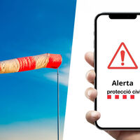 Alerta por fuerte viento en Barcelona: esto es lo que debes hacer si recibes un ES-Alert en el móvil