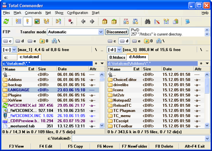 Total Commander 7 ve la luz