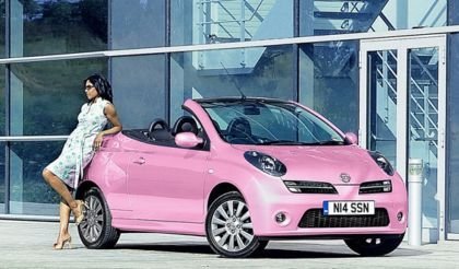 Nissan Micra C+C Pink