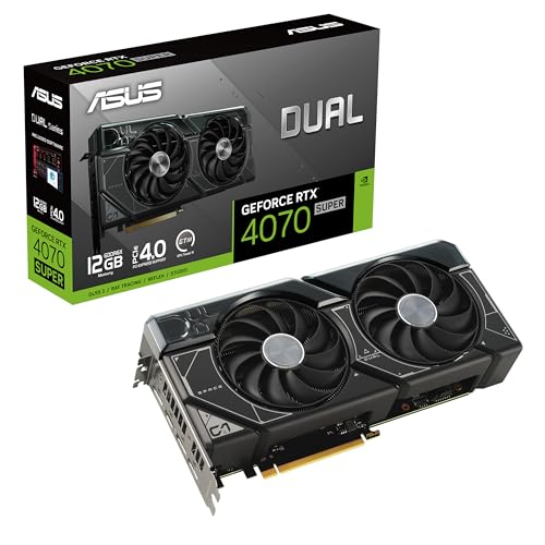Tarjeta Gráfica Asus Dual GeForce RTX 4070 Super 12GB GDDR6X DLSS3