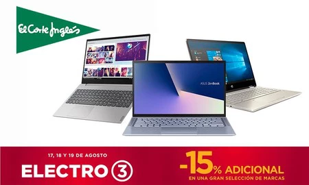 9 portátiles HP y LG rebajados en Electro 3 de El Corte Inglés: estrena equipo este curso gastando un 15% menos