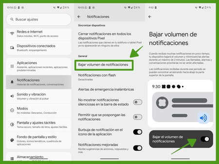 Bajar Volumen Notificaciones