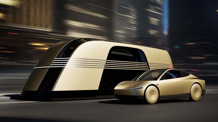 Robotaxi y autobús autónomo de Tesla