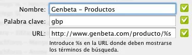 chrome keyword prefijo buscar