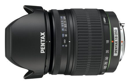 Nuevo objetivo de Pentax: DA18-250 mm f/3,5-6,3 ED AL IF