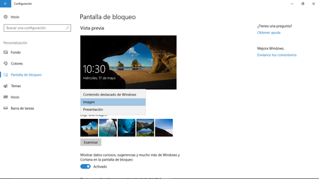 Cambio Fondo Pantalla Cuatro