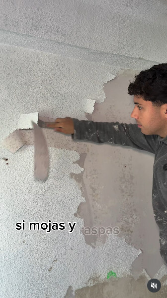 Cómo quitar el gotelé