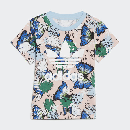 Camiseta Her Studio London Animal Flower Print Rosa H22601 01 Laydown