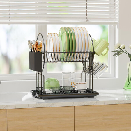 Niffgaff Escurreplatos Acero Inoxidable Cocina