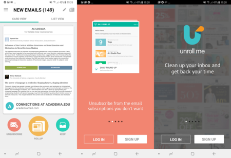 Unroll.Me te ayuda a poner orden en tu bandeja de entrada a cambio de vender tus datos personales