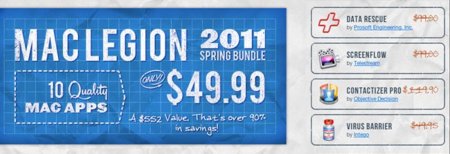 MacLegion, bundle de aplicaciones interesante en precio y contenido