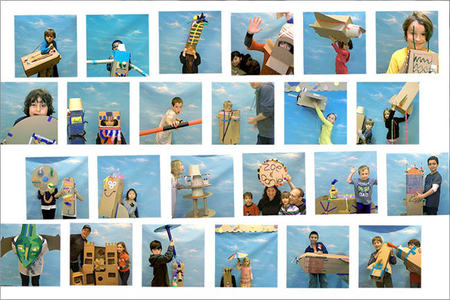 Juegos divertidos con cajas de cartón