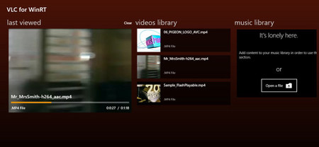 La versión para Windows 8 de VLC sigue en desarrollo y muestran sus primeras capturas