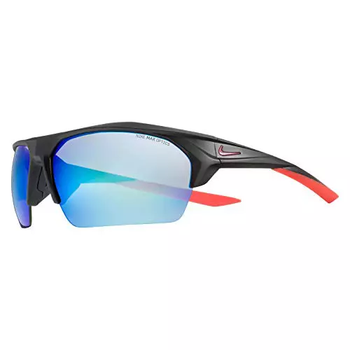 Nike Ev1031-064 Terminus M negro mate/Noble Red Frame Sunglasses, Matte Black/Noble Red