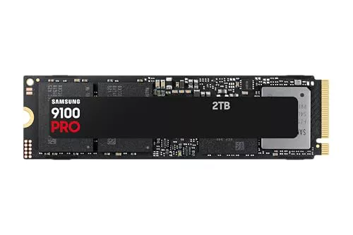 Samsung Memoria MZ- VAP2T0BW 9100 PRO SSD Interna 2TB, PCIe 5.0 x4, NVMe 2.0, Memoria Diseñada para Profesionales y Jugadores, Compatible con PC, Móvil y Consola de Juegos