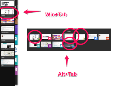 Windows 8 Win Tab Vs Alt Tab Skitch