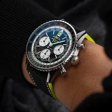 El reloj que quiere conquistar el paddock: Breitling se alía con Aston Martin en 2026 lanzando una pieza de joyería única