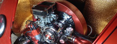 Una chopper con el motor de un Volkswagen Beetle es la moto más brutal que vas a ver hoy