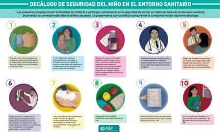 Decálogo Seguridad niño en el hospital