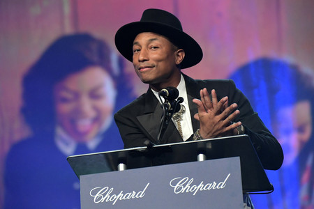 Pharrell Williams comienza mal el año con su look en el Festival de cine de Palm Springs