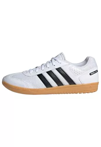 adidas Unisex Adulto Spezial Light Handball Shoes, Cloud White/Core Black/Core Black, 42 EU