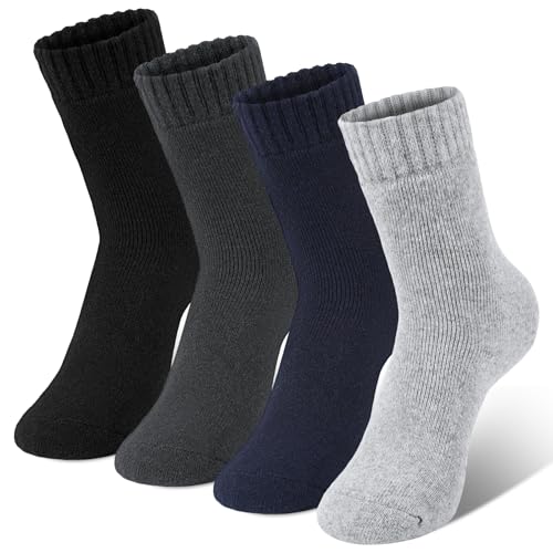 Calcetines térmicos de lana grueso de invierno merino