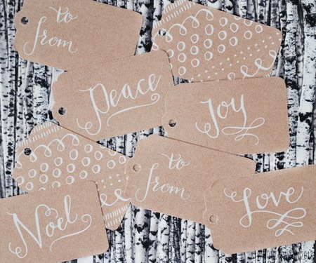 etiquetas imprimibles navidad