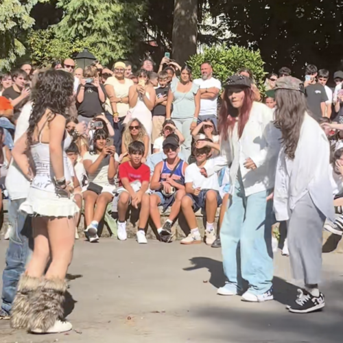 Les dijimos que "hay que pisar césped", y eso están haciendo: las batallas de farmear aura han sacado a los jóvenes a la calle 