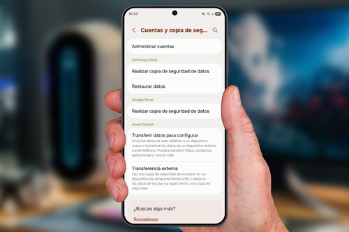 Copia de seguridad móvil Samsung