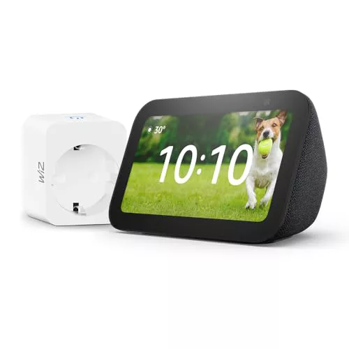 Echo Show 5 (3.ª generación) + WiZ Enchufe Inteligente