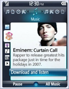 El software de Zune en Windows Mobile