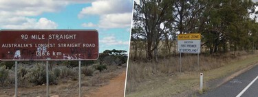 Australia tiene una carretera recta de 150 kilómetros. Y para evitar que te duermas ha puesto pasatiempos en los carteles