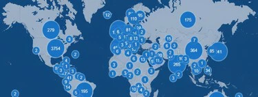 El mapa mundial de los centros de datos deja claro algo: no existe un internet realmente descentralizado 