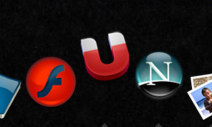 Grupo IconWords en flickr: Construye palabras con iconos del Dock